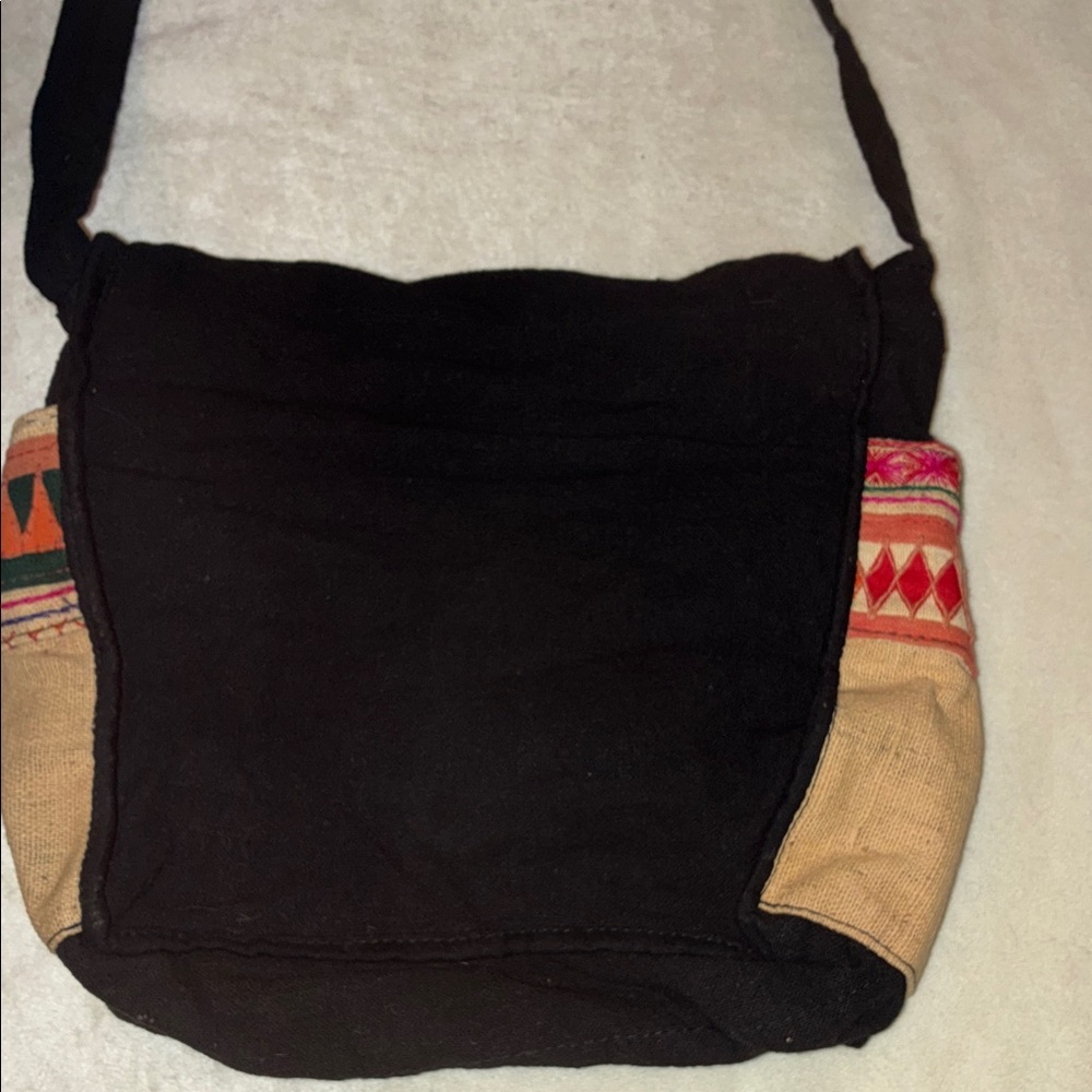 Source Unknown Multicolor Geometric Crossbody Bag - image 7